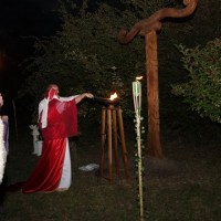 Entzünden der heiligen Flamme
