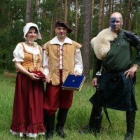 Brautpaar nach der Zeremonie