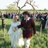 Ausmarsch des Brautpaares