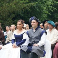 Brautpaar vor der Zeremonie
