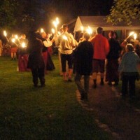 Rückmarsch zum Festplatz