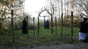 Warten auf das Brautpaar Warten auf das Brautpaar